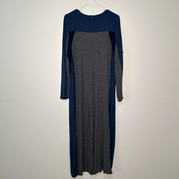 Soft Surroundings Maxi Dress Womens 1X Colorblock Viscose Stretch Casual - Picture 4 of 10